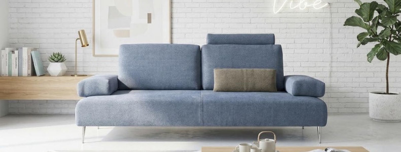 divano moderno sfoderabile con imbottitura confortevole per uso quotidiano