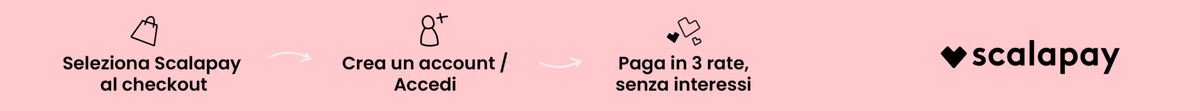 Paga in 3 rate con Scalapay