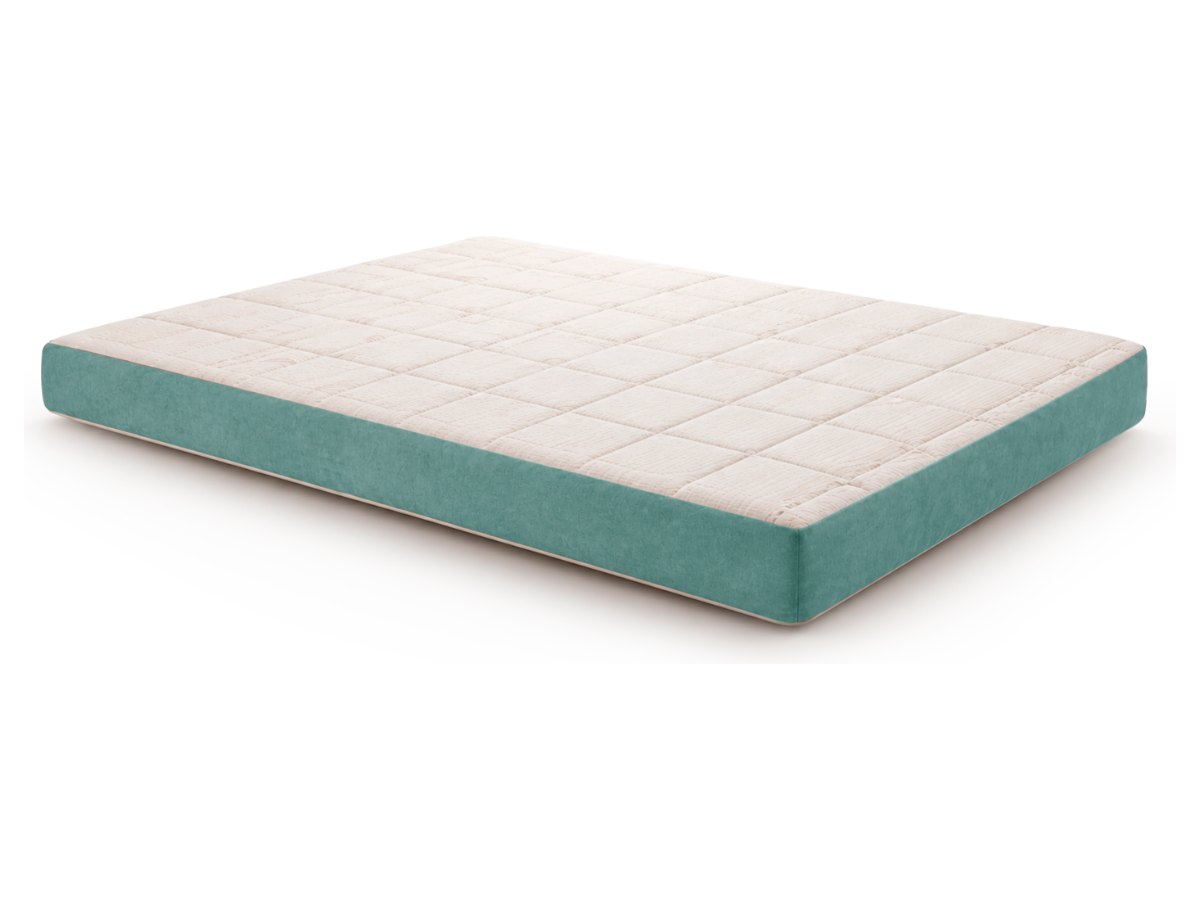 Materasso Superior Memory H 21 con fascia rivestita nel tessuto Star Mint: pensato per dormirci ogni notte