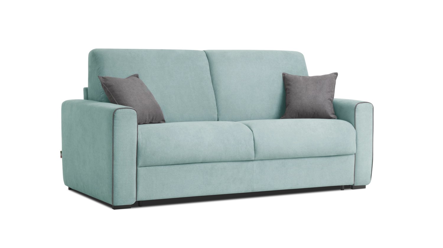 Divano letto Sogno 3 posti in tessuto Star Mint